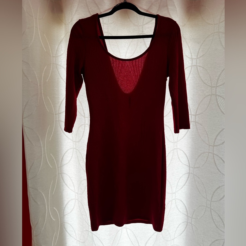 Sparkly red dress